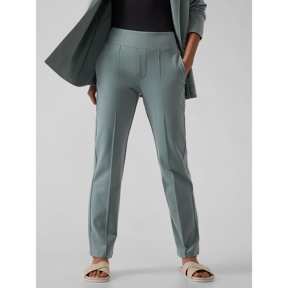 Athleta 988039-012 Women's Sz 10 Sage Green Eastbound Straight Leg Pants - Picture 8 of 9